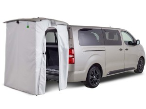 Heckzelt, Duschkabine TOYOTA ProAce Verso – Klettverschluss-Montage