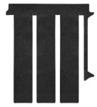 Stoffmatten für Volkswagen California Beach Camper Mini-Küchentüren auf einer Seite – II + III Reihe T6.1