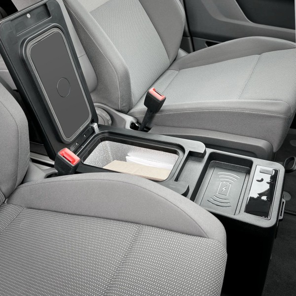 Przenośna lodówka kompresorowa pomiędzy przednie fotele do Volkswagen California, Multivan, Caravelle, Nowy Multivan T4, T5, T6, T6.1