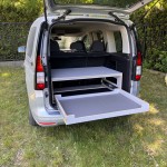 77 cm Verlängerung mit ausziehbarer Schublade, Schlafregal, Campingbett – Caddy, Caddy Maxi, Ford Tourneo Connect