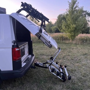 Anhängerkupplungs-Fahrradträger – 4 Fahrräder, vollständige Klappenöffnung, Toyota Proace, Renault Traffic, Opel Vivaro, Peugeot Traveller, Citroen Spacetourer, Fiat
