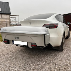 Heckträger-Box MFT, Transportbox für Ski, Gepäckträger für Mercedes-Benz EQA, EQE, EQB, EQS