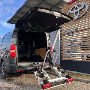 Fahrradträger für Bus, Mountainbikes, MTB, E-Bikes für 3, 4 Fahrräder - Neuer Toyota Proace Verso 2024, Citroen Spacetourer, Peugeot Traveller, Opel Zafira