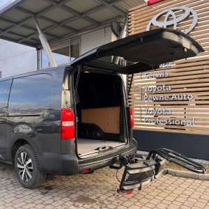 Fahrradträger für Bus, MTB-Bikes, Mountainbikes, Elektrisch - Breitreifen bis 10cm - Nowa Toyota Proace Verso 2024, Citroen Spacetourer, Peugeot Traveller, Opel Zafira