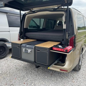 Campingbox, Camperbox, Küchenmodul, Auszugsschublade, Gepäckplattform, - Mercedes Vito, Viano, V-Klasse, V-Klasse, Marco Polo