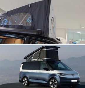 CaliCap Thermoabdeckung für das Dach, Wärmeisolator für das Dachzelt, Dachzeltabdeckung, Fahrzeug-Wärmedämmung VW CALIFORNIA T7