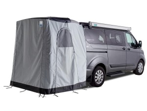 Heckzelt, FORD Transit / Nugget / Custom Duschkabine – GRAU – magnetische Montage