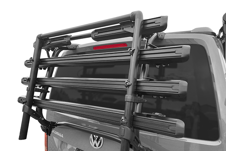 Fahrradträger für VW California, VW Multivan, VW Caravelle- Schwarz